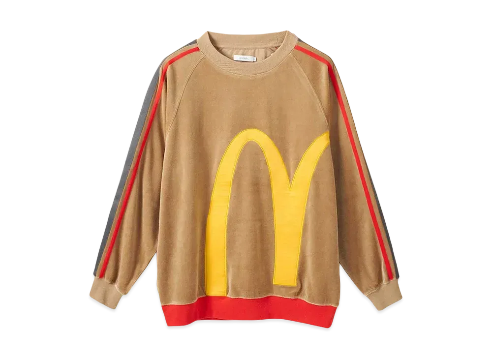 graniph x McDonald's Velour Track Sweat "Beige"