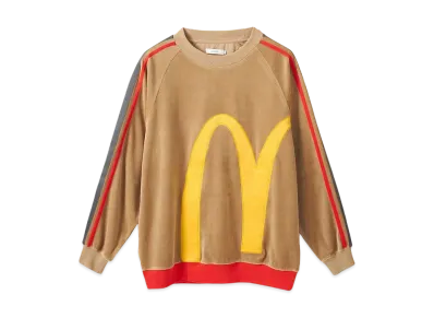 graniph x McDonald's Velour Track Sweat "Beige"