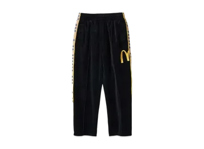 graniph x McDonald's Drive Thru Velvet Track Pants "Black"