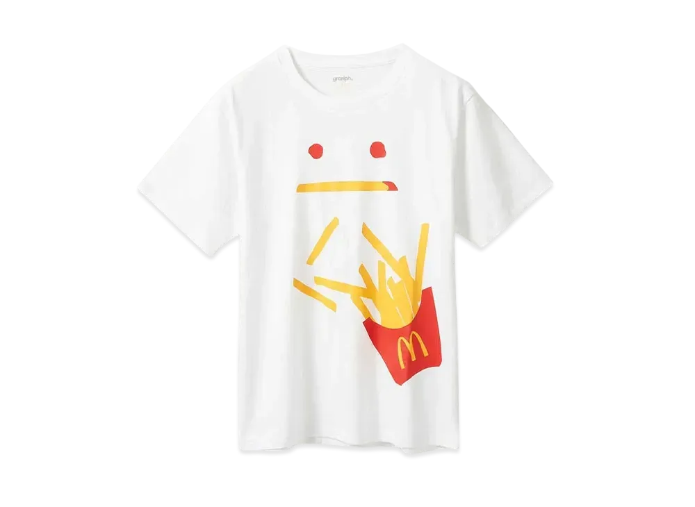 graniph x McDonald's Mac Fly Shadow T-Shirt "White"