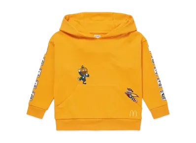 graniph x McDonald's Friends Kids Fleece Sweatshirt Wanted Kids Fleece Parka "Yellow"