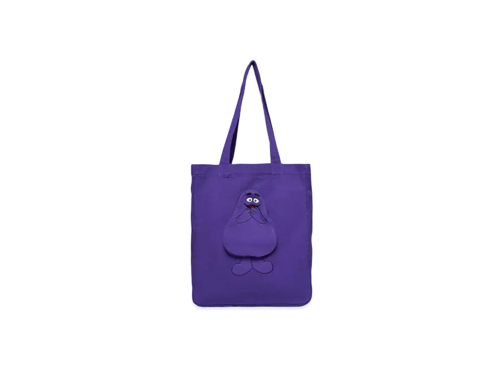 graniph x McDonald's Grimasu Square Tote Bag S "Purple"