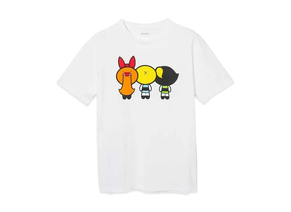 graniph x The Powerpuff Girls Buckshot T-Shirt "White"