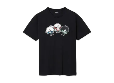graniph x The Powerpuff Girls Rowdyruff Boys T-Shirts "Black"