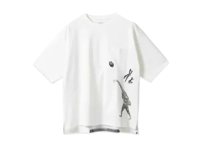 graniph x Attack On Titan Perfect Game Big Silhouette T-Shirt "White"