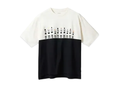 graniph x Attack On Titan Top 10 Big Silhouette T-Shirt "Ivory"