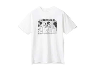 graniph x Attack On Titan Attack On School Caste T-Shirt "White"