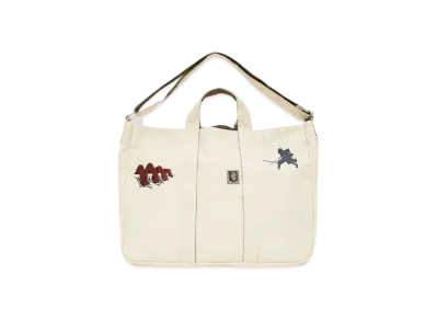 graniph x Attack On Titan Hello It's Been 5 Years 2Way Tote Bag "Ivory"