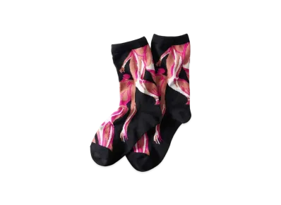 graniph x Attack On Titan Super Giant Middle Socks "Black"