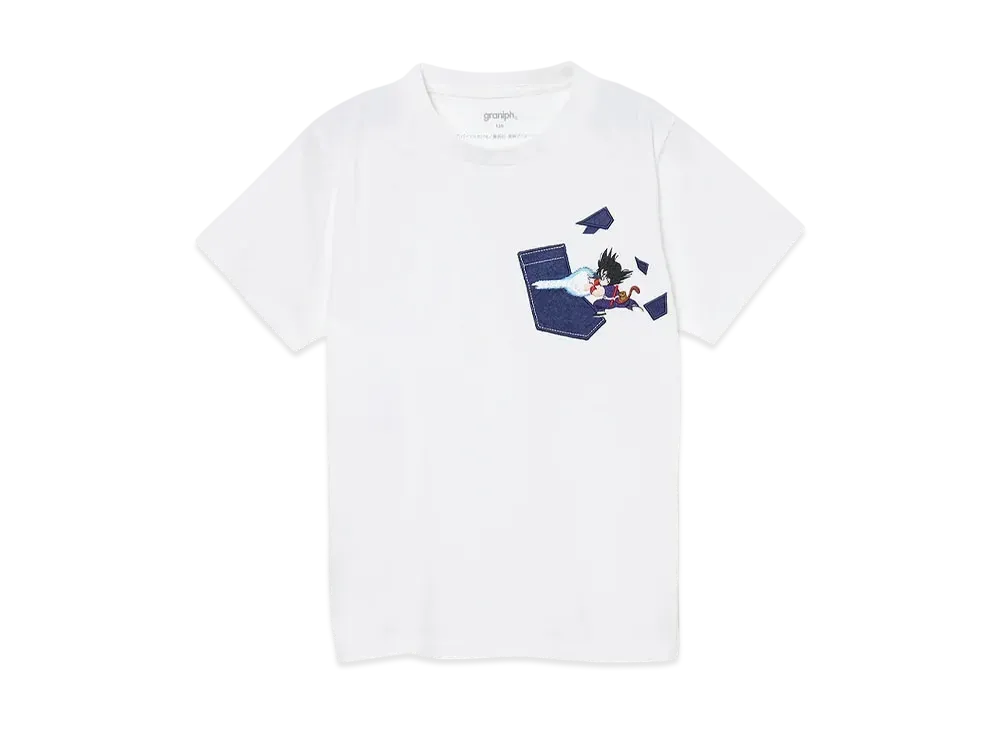 graniph x Dragon Ball Kamehameha Kids T-Shirt "White"
