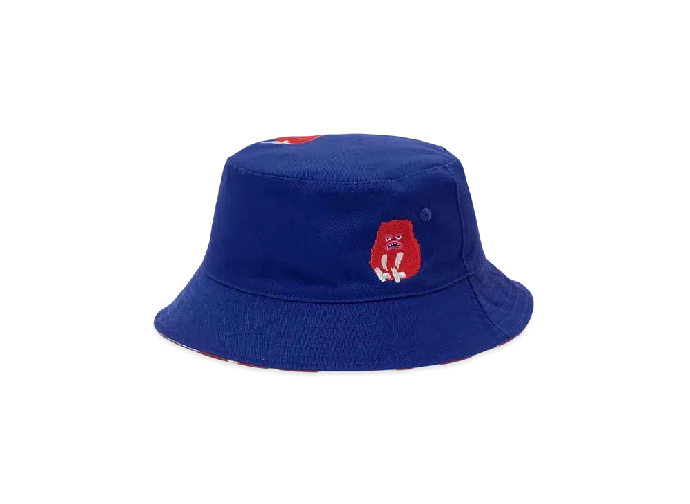 graniph x Ultraman Pigmon Kids Reversible Bucket Hat "Navy"