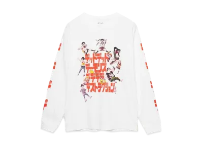 graniph x Inio Asano Everyone Gather Long Sleeve T-Shirt "White"