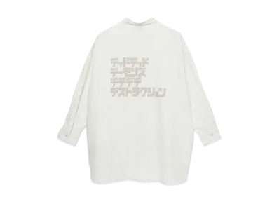 graniph x Inio Asano Invader Big Silhouette Shirt "Gray"
