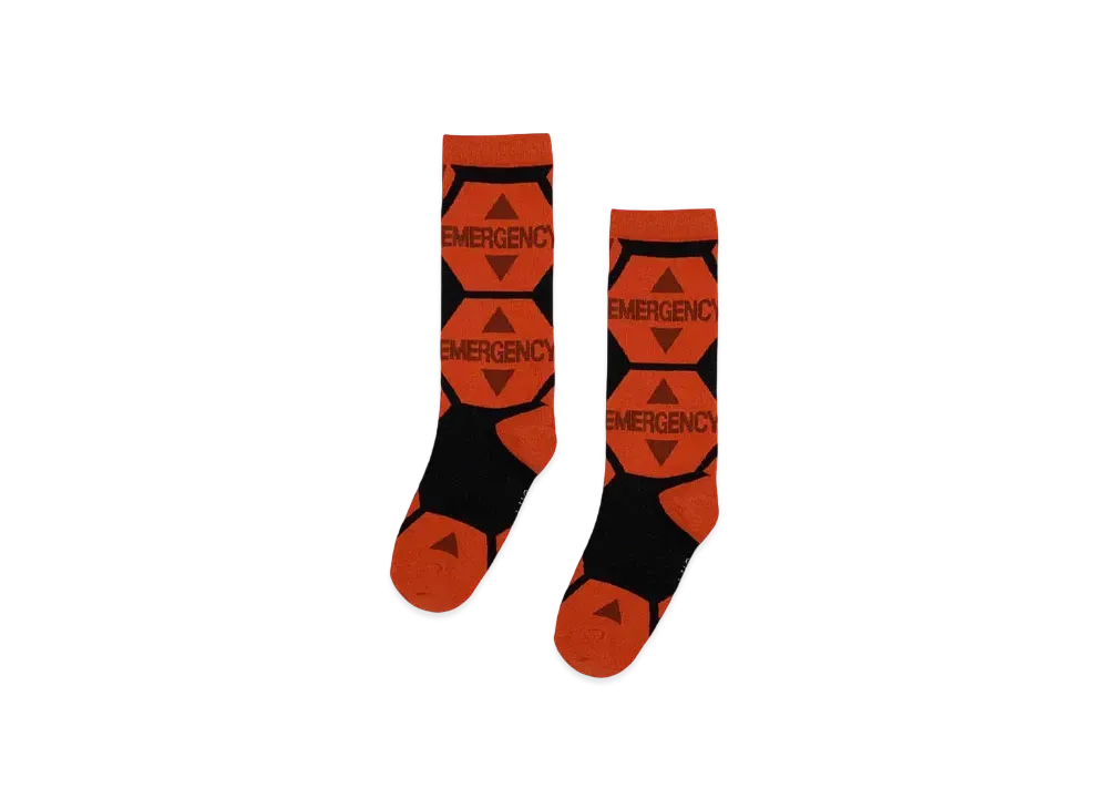 graniph x Evangelion New Theatrical Edition EMERGENCY Long Socks "Red"