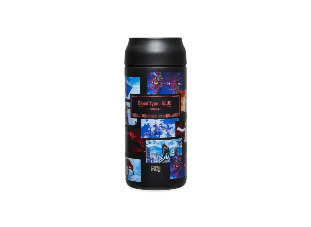 graniph x Evangelion New Theatrical Edition Blue Pattern Stainless Bottle "Black"