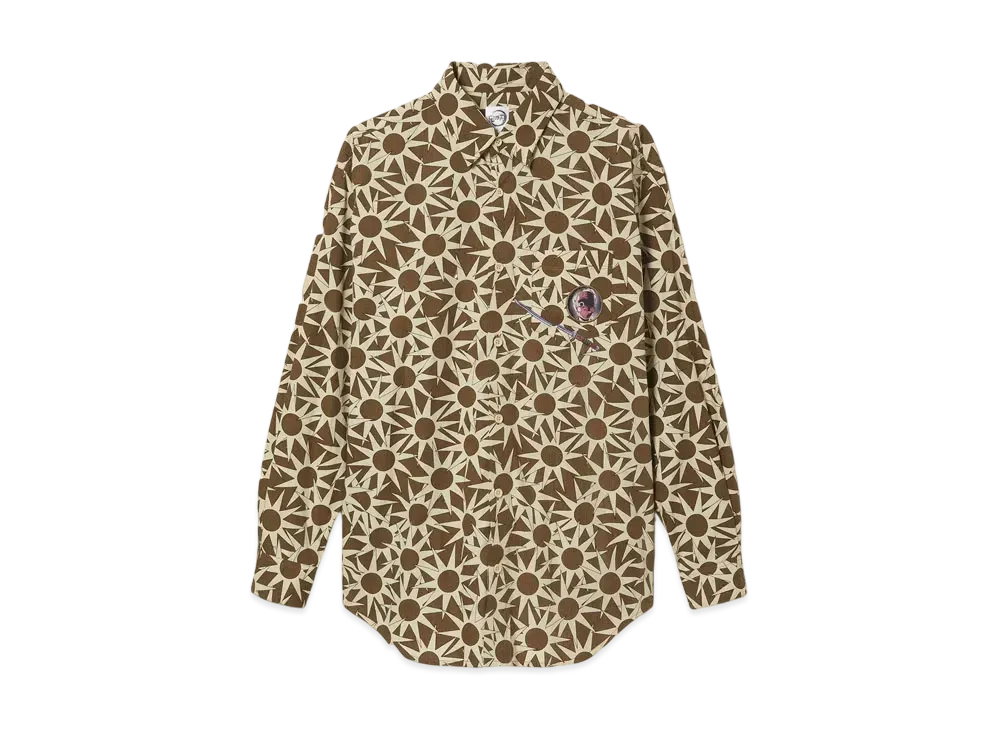 graniph x DEMON SLAYER Hotaru Kotetsuzuka Shirt "Beige"