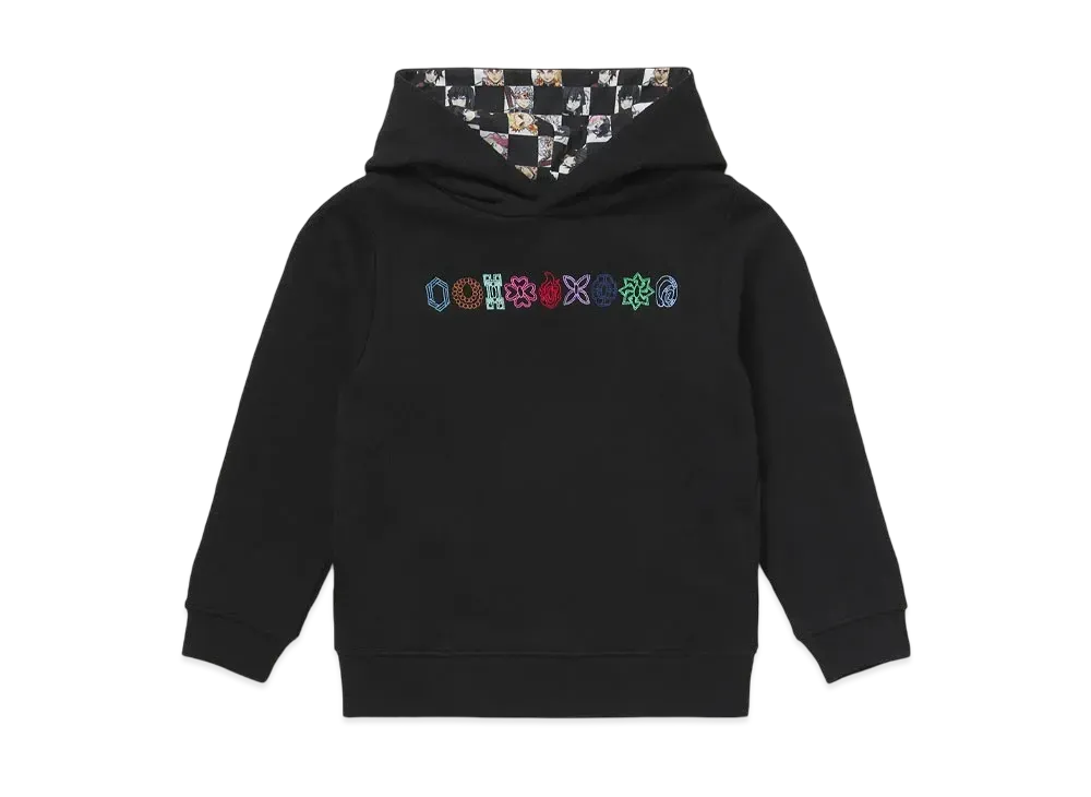 graniph x DEMON SLAYER Column 2 Kids Fleece Parka "Black"