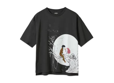 graniph x Urusei Yatsura Ray-San, Aah! Big Silhouette T-Shirt "Sumikuro"