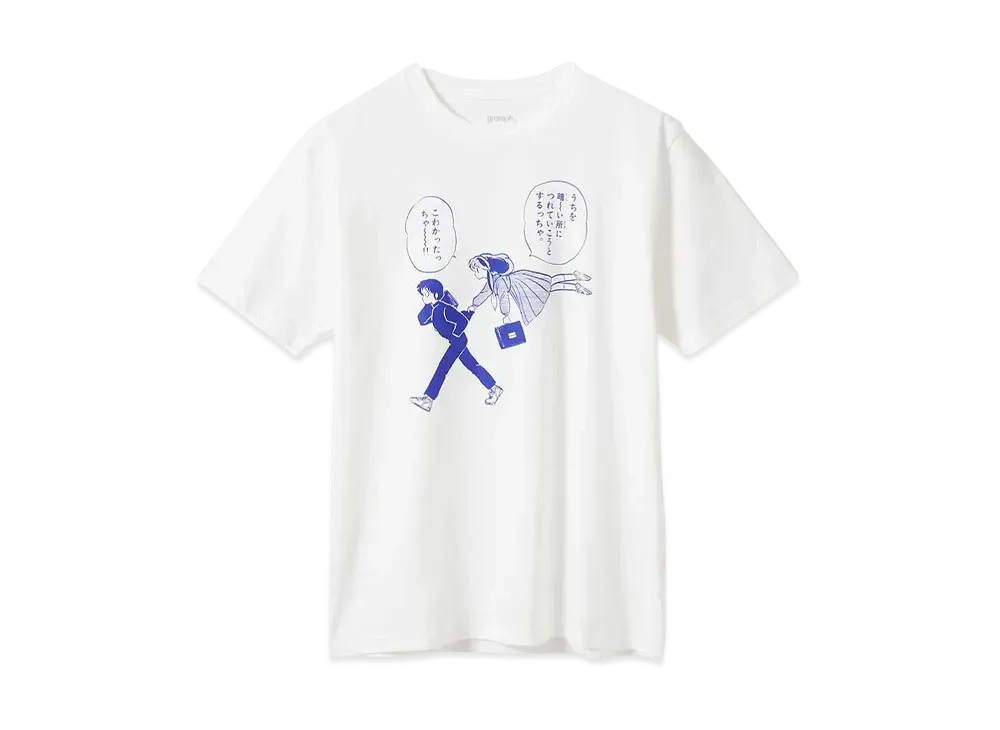 graniph x Urusei Yatsura I Was Scared T-Shirt "White"