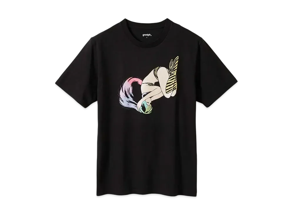 graniph x Urusei Yatsura Boy Meets Girl ACT.1 T-Shirt "Black"