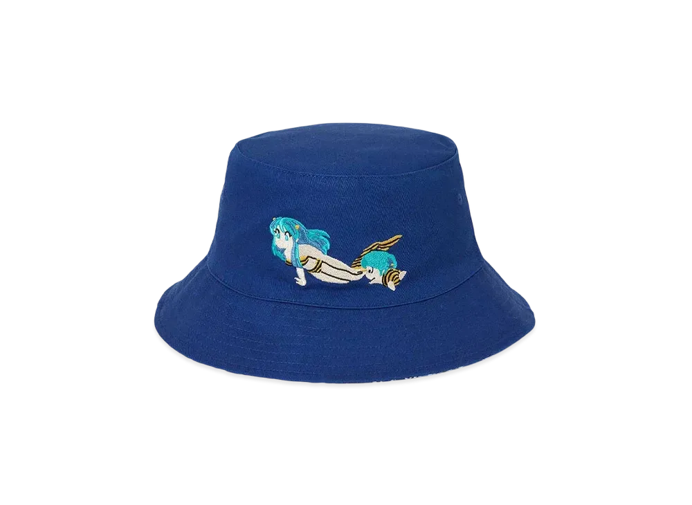 graniph x Urusei Yatsura Pattern Reversible Bucket Hat "Navy"