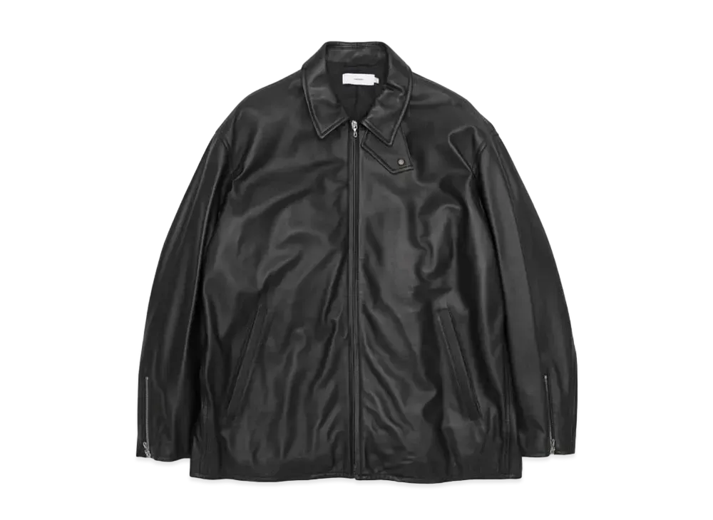 Graphpaper Sheep Leather Riders Jacket "Black"
