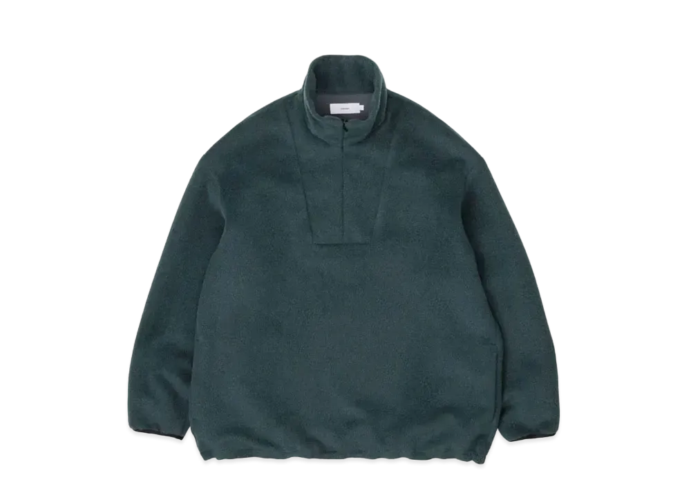 Graphpaper Wool Alpaca Boa Anorak Blouson "Green"