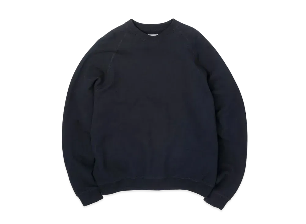 Graphpaper LOOPWHEELER Raglan Sweat "Black"