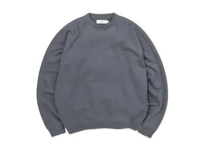 Graphpaper LOOPWHEELER Raglan Sweat "Grey"