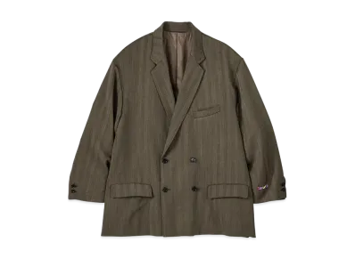 Graphpaper Is-Ness For Gp Vintage Graphpaper Wool Double Jacket "Brown"