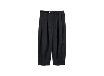 Graphpaper Is-Ness For Gp Vintage Graphpaper Wool Balloon Chef Pants "Black"