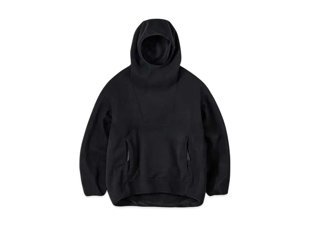 Graphpaper Micro Fleece Hoodie "Black"