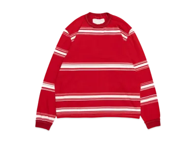 Graphpaper Big Tee Ls "Red Stripe"