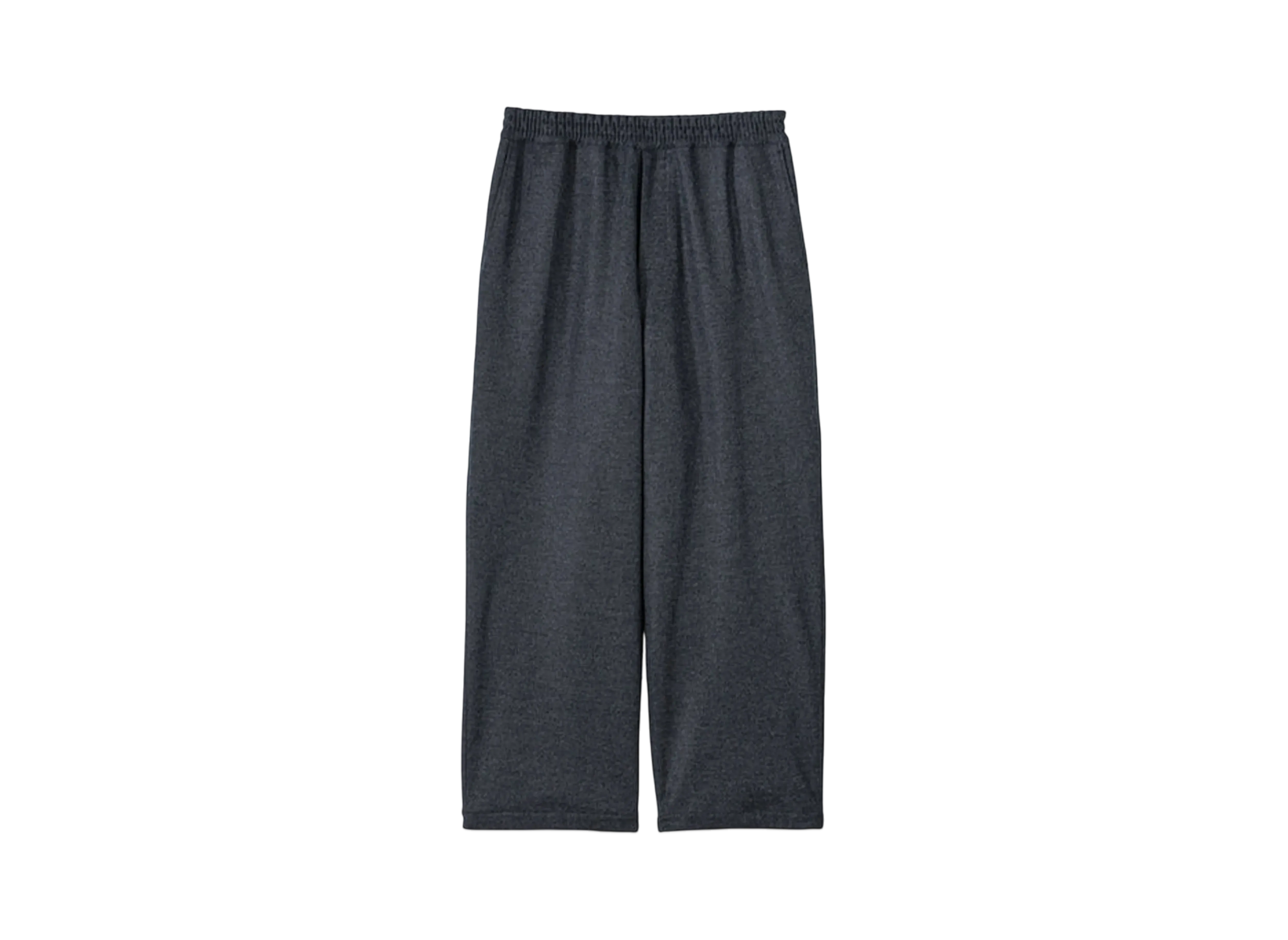 Graphpaper Wool Smooth Flannel Easy Wide Pants "Grey"