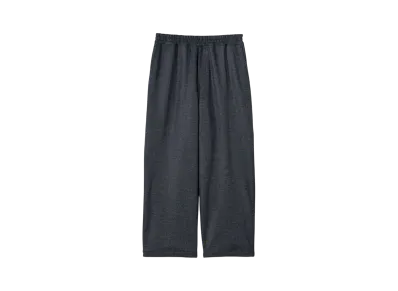 Graphpaper Wool Smooth Flannel Easy Wide Pants "Grey"