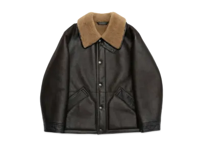 Graphpaper Shearing Coat "Espresso"
