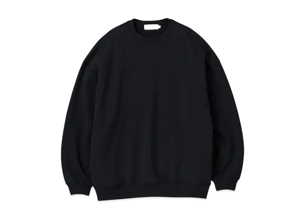 Graphpaper Azuma Terry Crew Neck Sweat "Black"