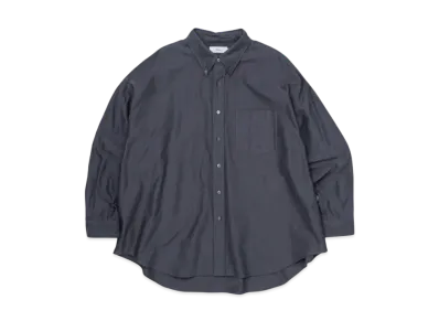 Graphpaper Oxford L/S Oversized B.D Shirt "Grey"