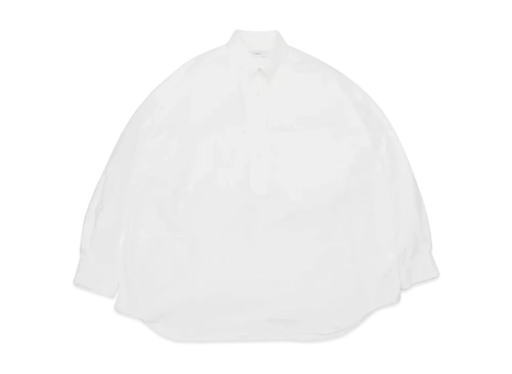 Graphpaper Oxford L/S Oversized B.D Pullover Shirt "White"