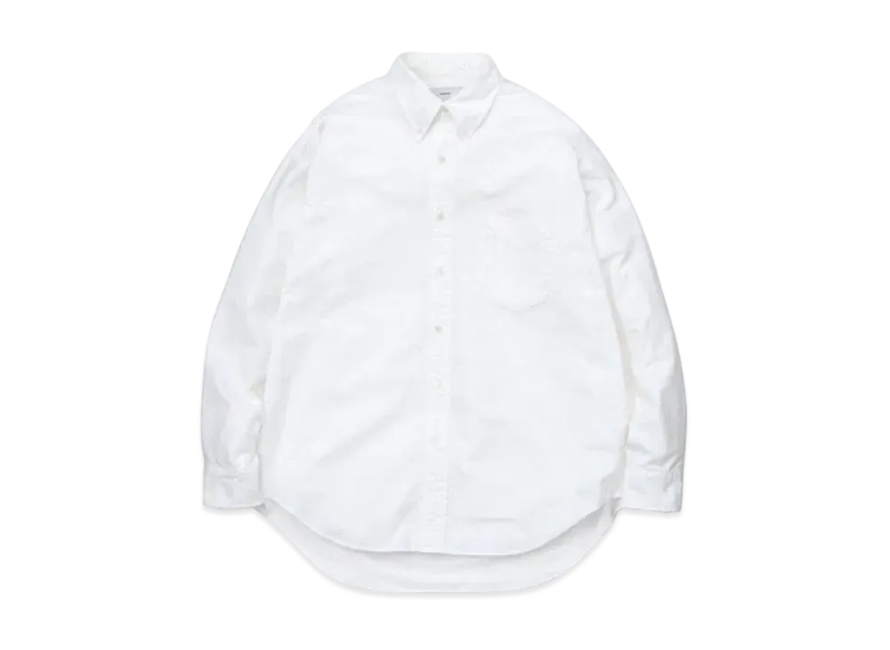 Graphpaper Oxford L/S B.D Box Shirt "White"
