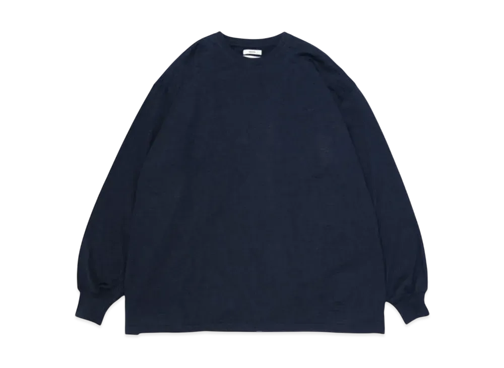 Graphpaper Bodhi For Graphpaper Big Extra Fine Cashmere L/S Tee "Navy"