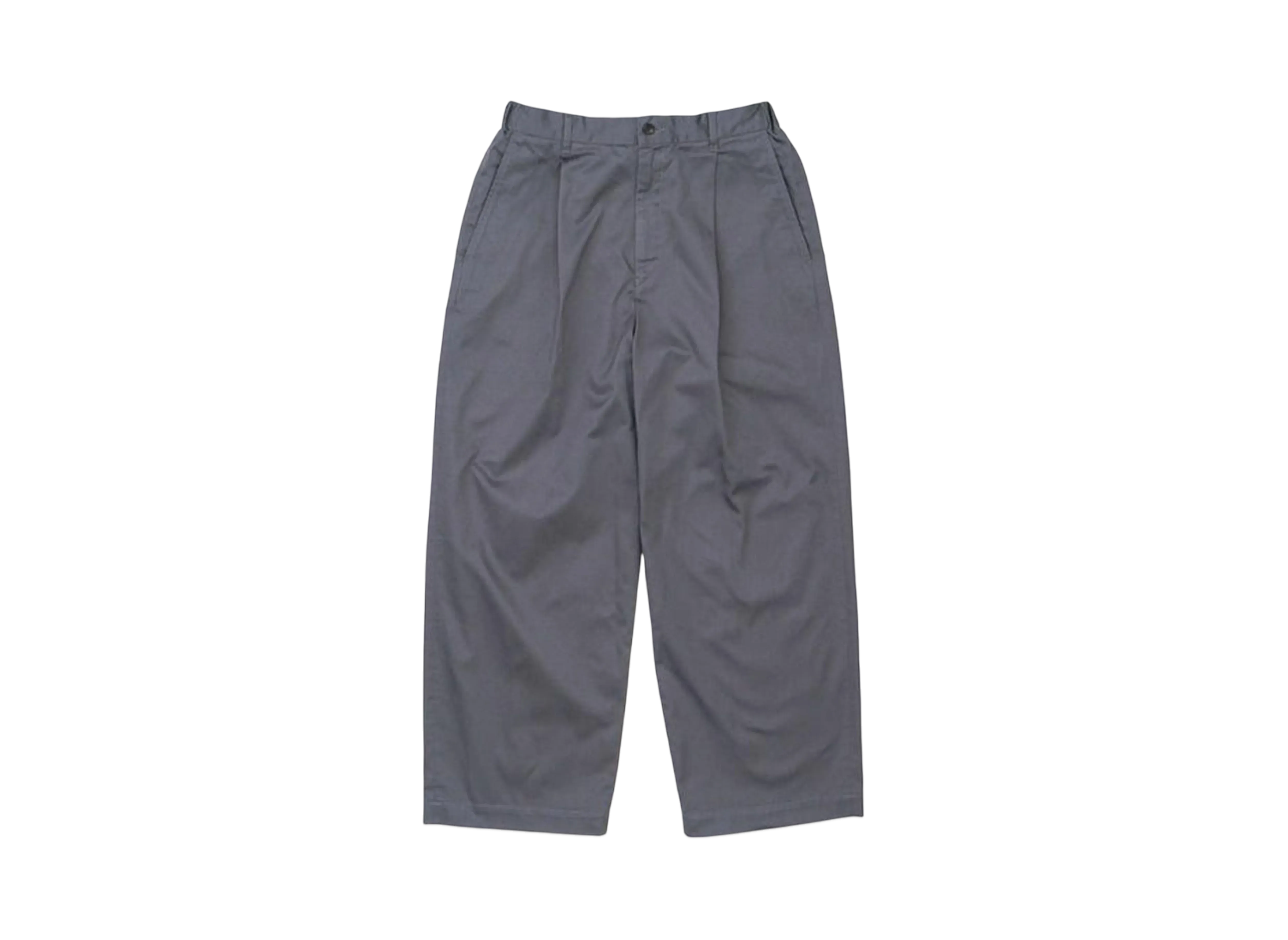 Graphpaper Westpoint Chino Wide Tapered Trousers "Grey"