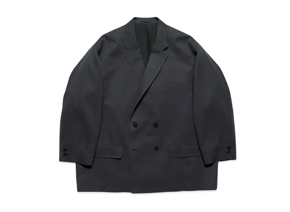 Graphpaper Scale Off Wool Double Jacket "C.Grey"
