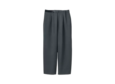 Graphpaper Scale Off Wool Wide Chef Pants "C.Grey"