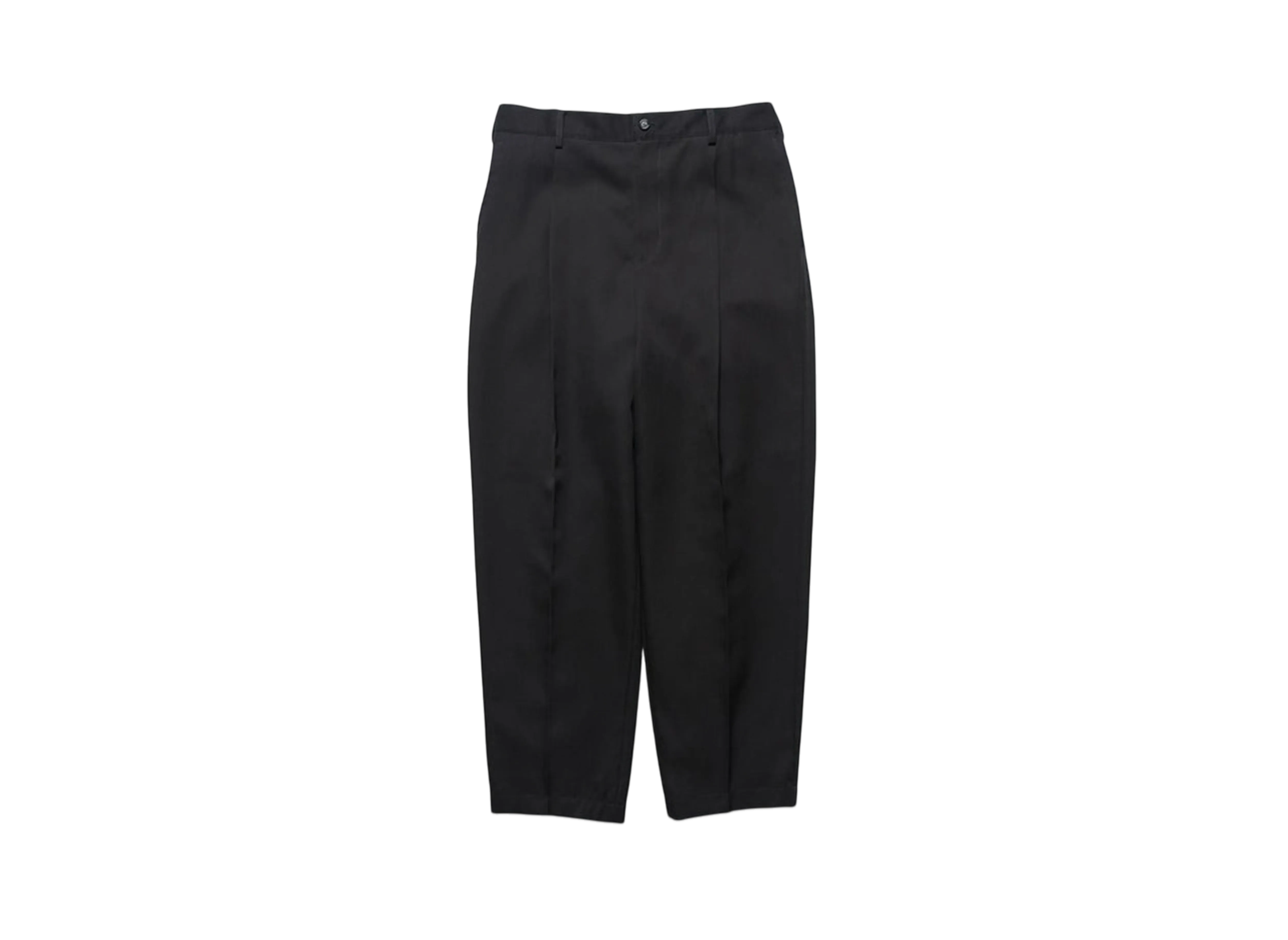 Graphpaper Scale Off Wool Tapered Trousers "Black"