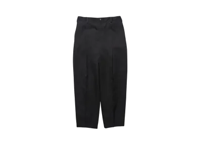 Graphpaper Scale Off Wool Tapered Trousers "Black"