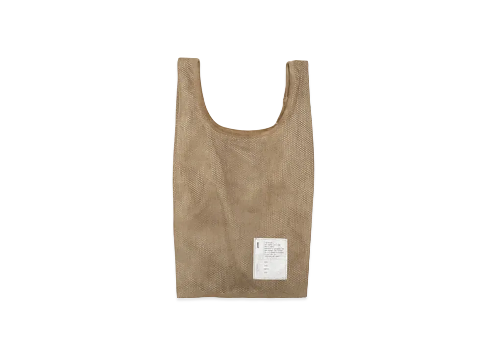Graphpaper Suede Tote Bag "Beigh"