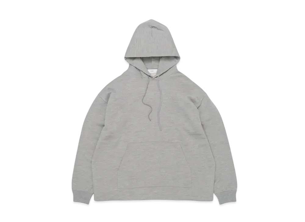 Graphpaper Wool Terry Pullover Hoodie "H.Grey"