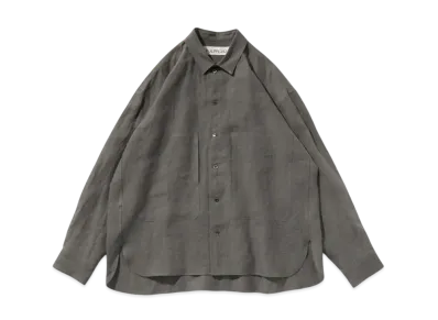 Graphpaper Shirt Jacket C "Charcoal"