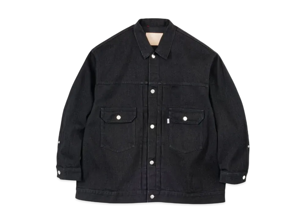 Graphpaper Selvage Denim Jacket "Black Washed"
